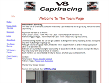 Tablet Screenshot of capriracing.co.uk